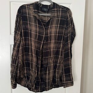 Women’s Vici Plaid Button-down Shirt